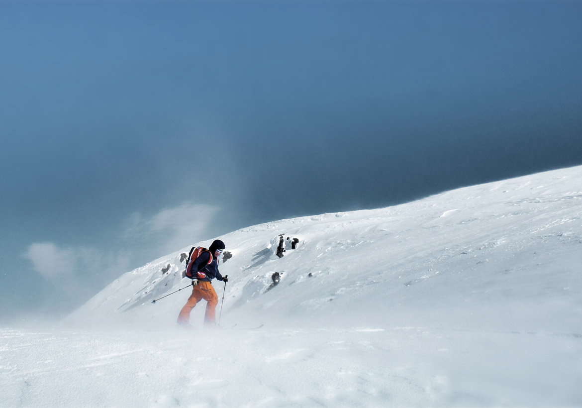 Guided skiing and skitouring in Iceland